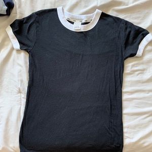 PINK Black Classic Tee